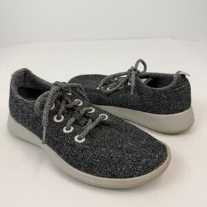 Allbirds Women Wool Runners Charcoal Grey Heather Sneakers 1019 NV1 Size W7